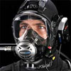 Diver Wearing a Face Mask 